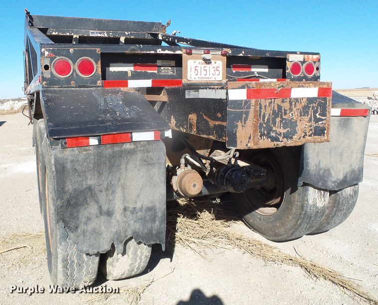 image for item DG8375 1984 Cook BDS271-L bottom dump trailer