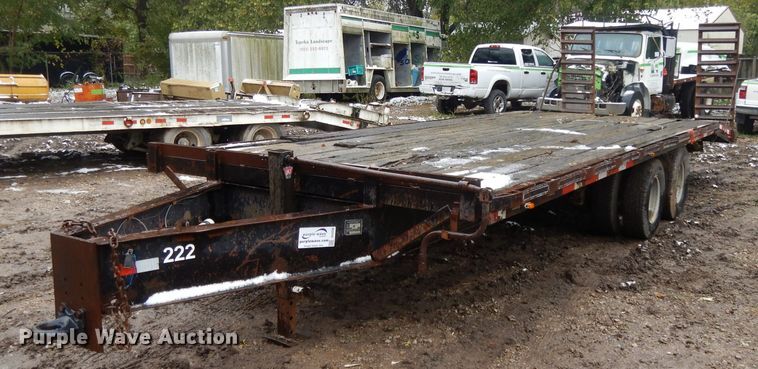 image for item DH3346 1996 Oklahoma Trailer equipment trailer