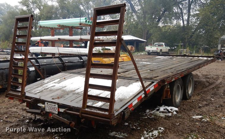 image for item DH3346 1996 Oklahoma Trailer equipment trailer
