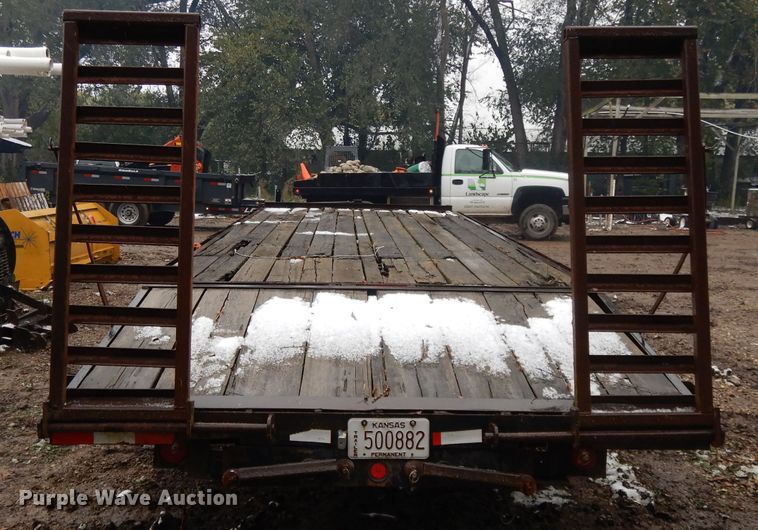 image for item DH3346 1996 Oklahoma Trailer equipment trailer