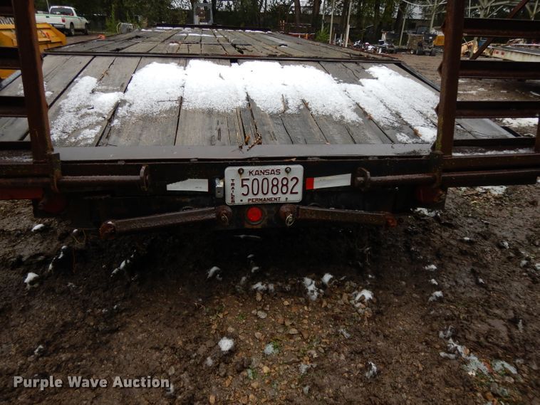 image for item DH3346 1996 Oklahoma Trailer equipment trailer