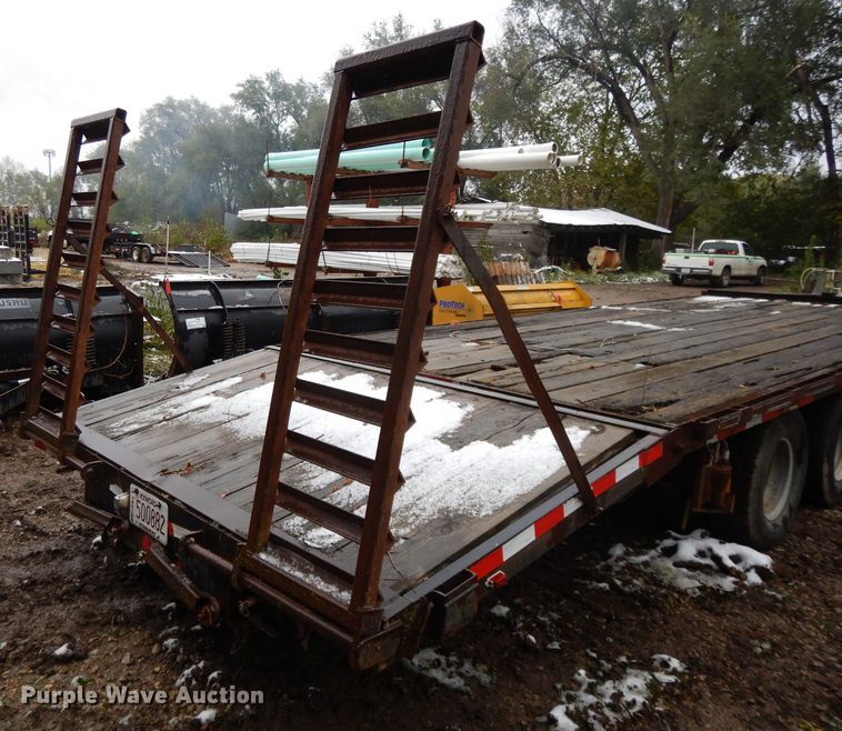 image for item DH3346 1996 Oklahoma Trailer equipment trailer