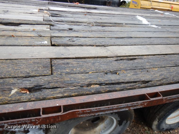 image for item DH3346 1996 Oklahoma Trailer equipment trailer