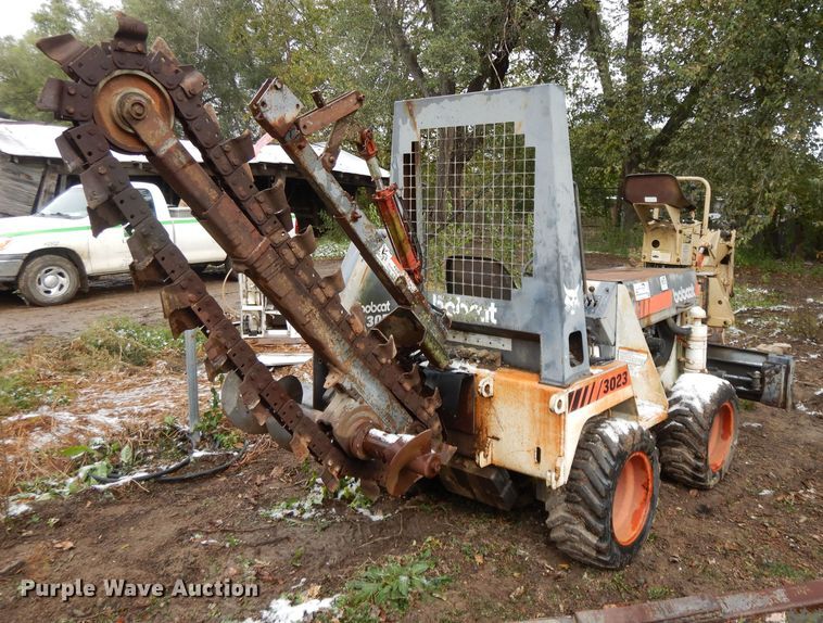 image for item DH3367 1989 Bobcat 3023  trencher