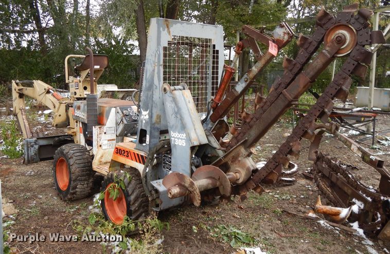image for item DH3367 1989 Bobcat 3023  trencher