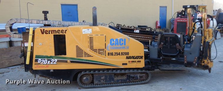 image for item DH3410 2012 Vermeer D20X22 Series II  directional boring unit