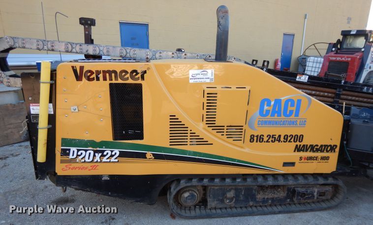 image for item DH3410 2012 Vermeer D20X22 Series II  directional boring unit