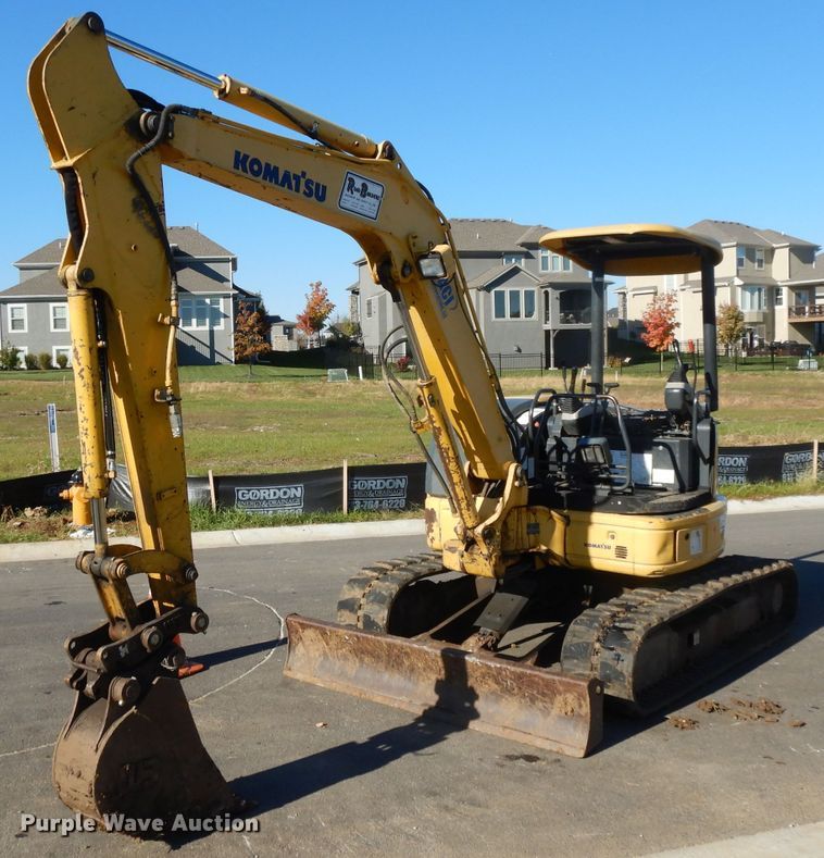 image for item DH3411 2007 Komatsu PC50MR  mini excavator