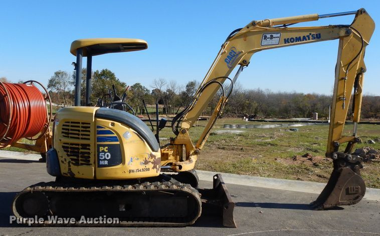 image for item DH3411 2007 Komatsu PC50MR  mini excavator