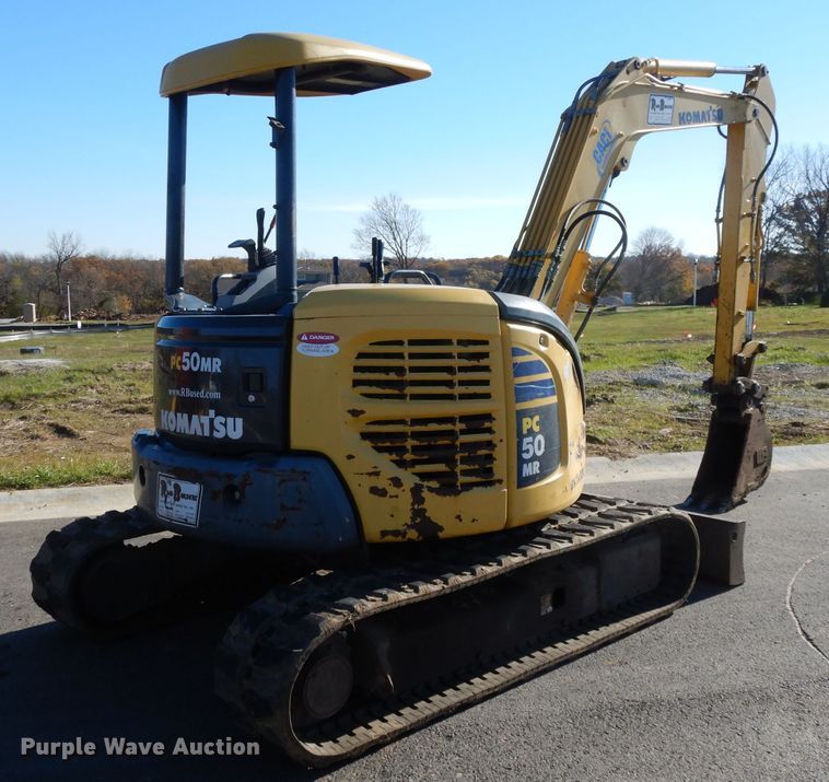 image for item DH3411 2007 Komatsu PC50MR  mini excavator