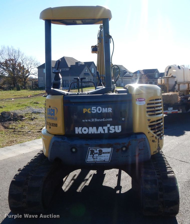 image for item DH3411 2007 Komatsu PC50MR  mini excavator