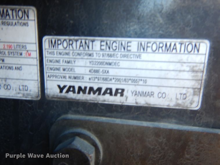 image for item DH3411 2007 Komatsu PC50MR  mini excavator