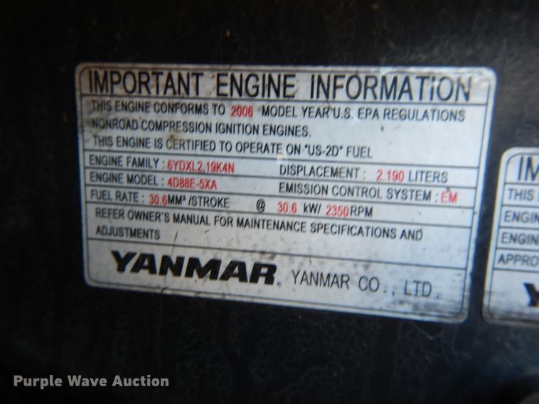 image for item DH3411 2007 Komatsu PC50MR  mini excavator