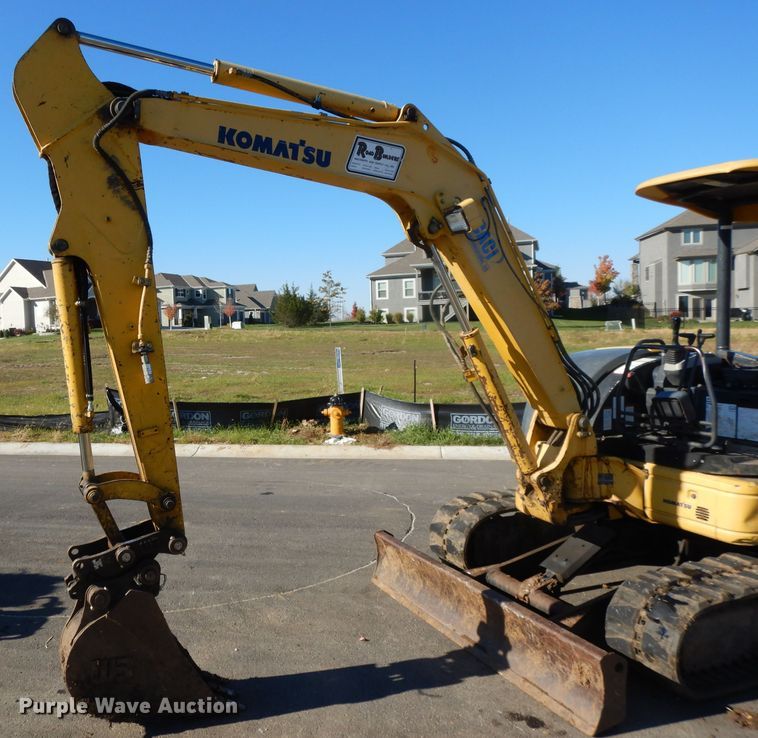 image for item DH3411 2007 Komatsu PC50MR  mini excavator