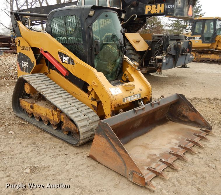 image for item DH3468 2012 Caterpillar 289C  tracked skid steer loader