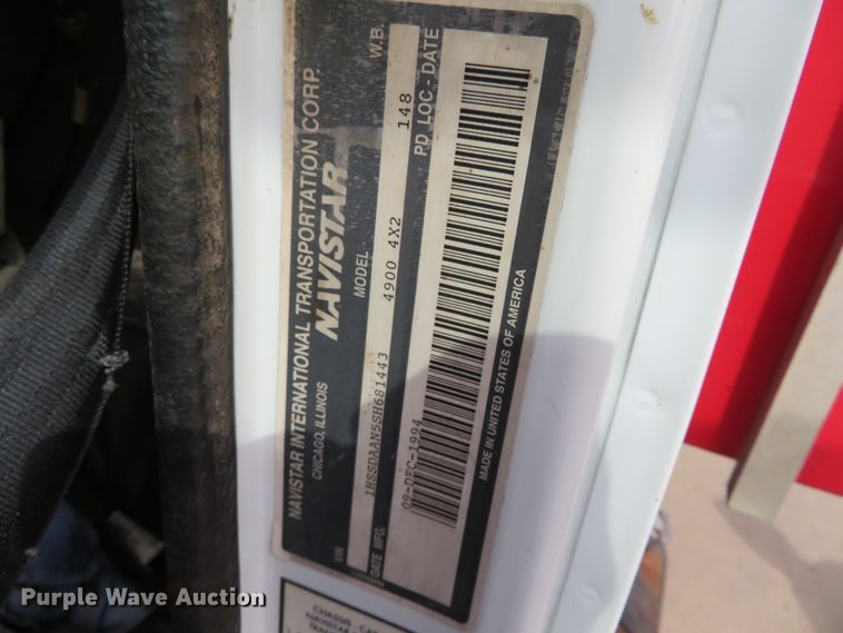 image for item DH3977 1995 International 4900  dump truck