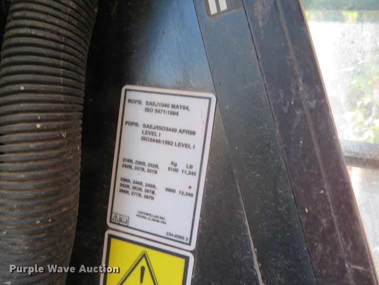 image for item DH3985 2005 Caterpillar 257B  tracked skid steer loader