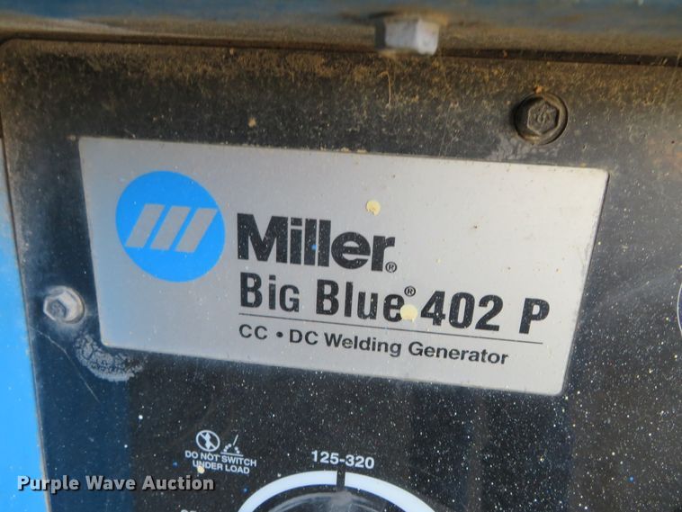 image for item DH3994 Miller Big Blue 402P welder