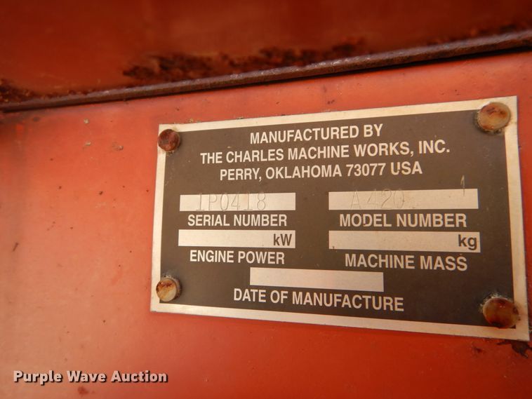 image for item DI1033 1988 Ditch Witch 5010  trencher