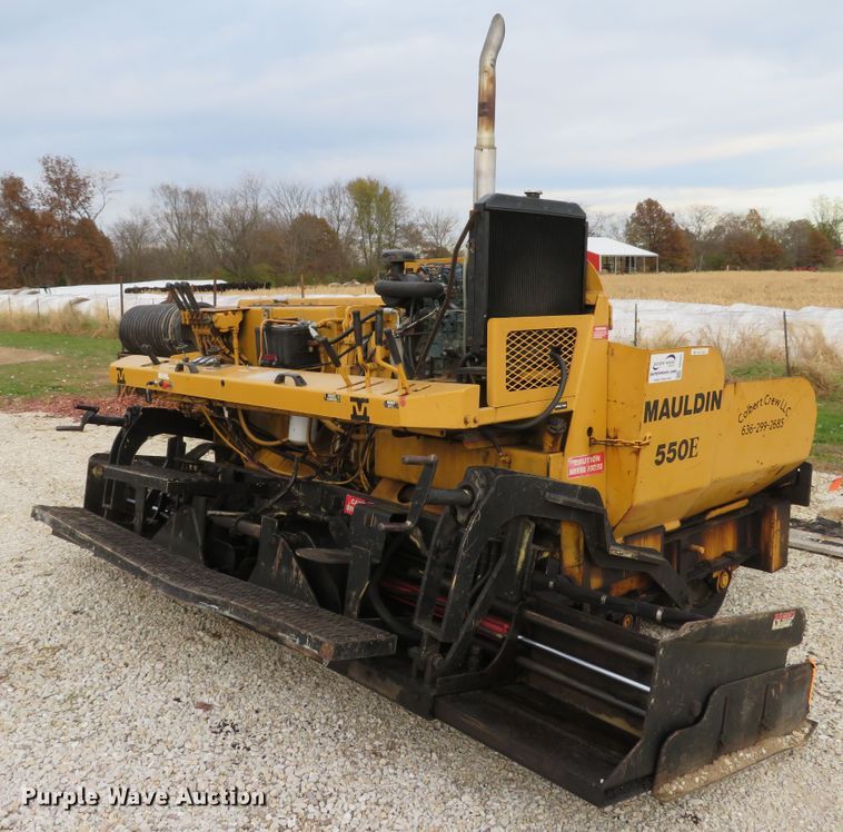 image for item DI3841 Mauldin 550E  paver