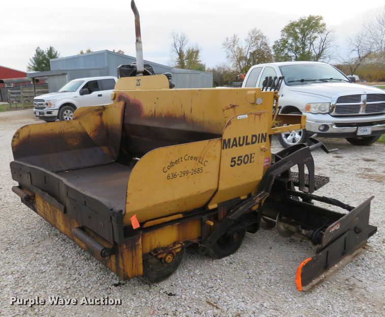 image for item DI3841 Mauldin 550E  paver