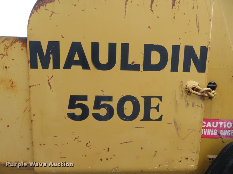 image for item DI3841 Mauldin 550E  paver