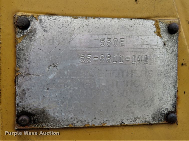 image for item DI3841 Mauldin 550E  paver