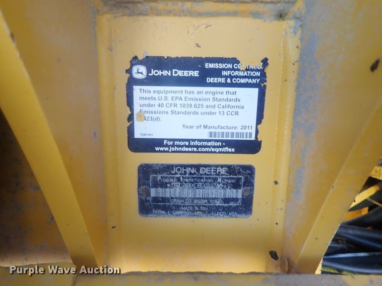 image for item DI7290 2012 John Deere 764  HSD dozer