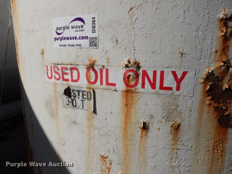 image for item DI8364 6,000 gallon used oil tank