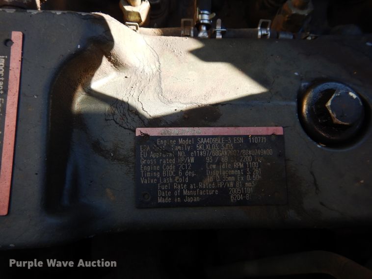 image for item DI8368 2006 Komatsu PC138USLC-2EO  excavator