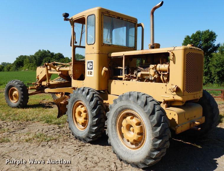 image for item DJ4406 1962 Caterpillar 12E  rigid frame motor grader