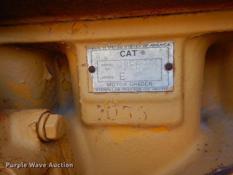 image for item DJ4406 1962 Caterpillar 12E  rigid frame motor grader