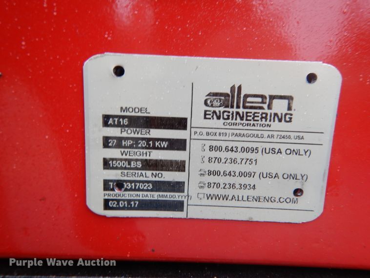 image for item DJ6669 2017 Allen AT16 power buggy