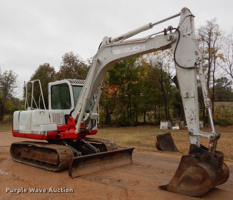 image for item DJ6670 2007 Takeuchi TB175  mini excavator