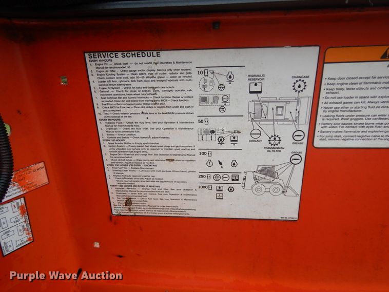 image for item DJ6673 1995 Bobcat 753  skid steer loader