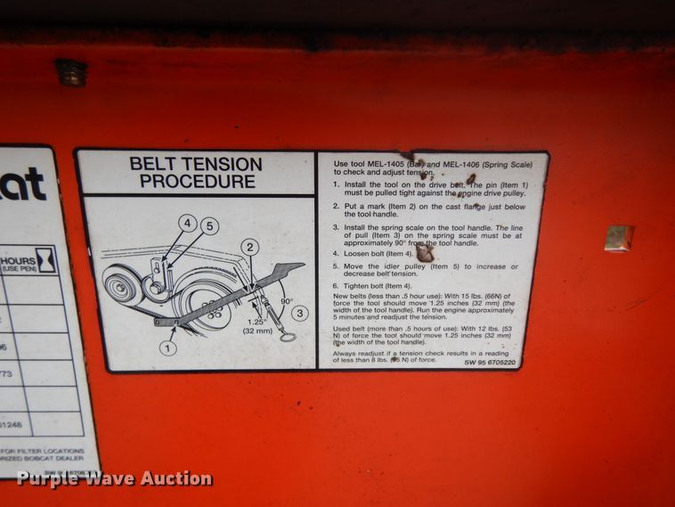 image for item DJ6673 1995 Bobcat 753  skid steer loader