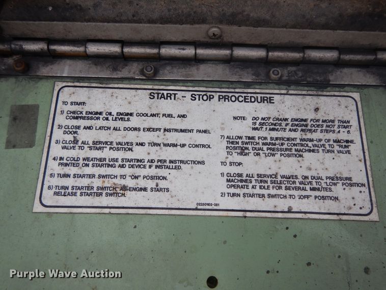 image for item DJ6674 Sullair  air compressor