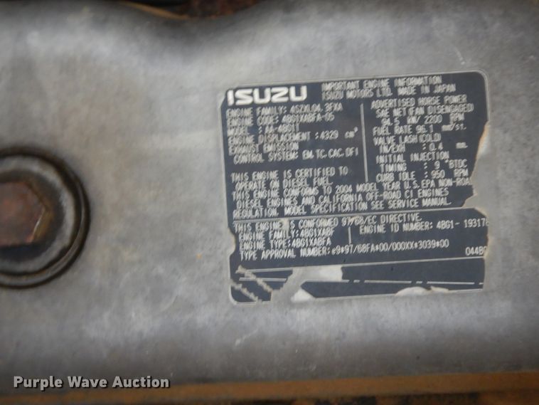 image for item DJ6675 2004 Kobelco 200SRLC  excavator