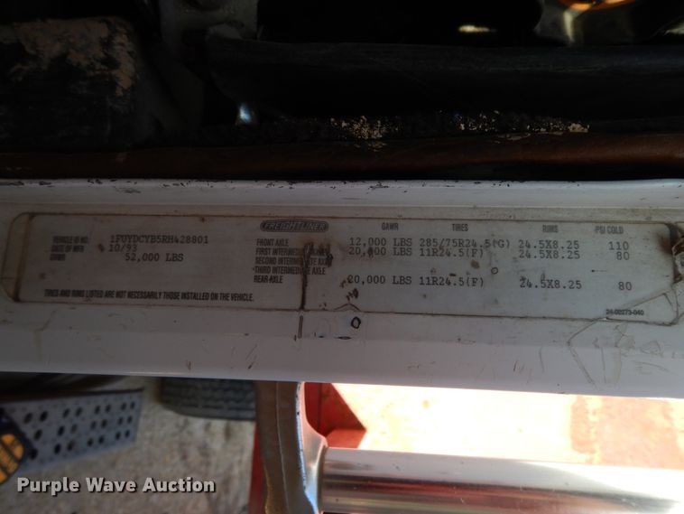 image for item DJ6690 1994 Freightliner FLD dump truck