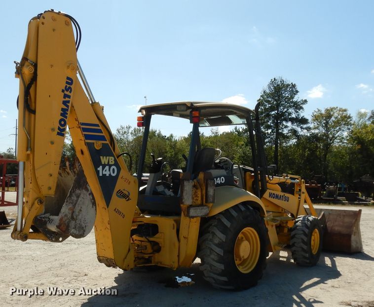 image for item DJ6692 2005 Komatsu WB140  backhoe