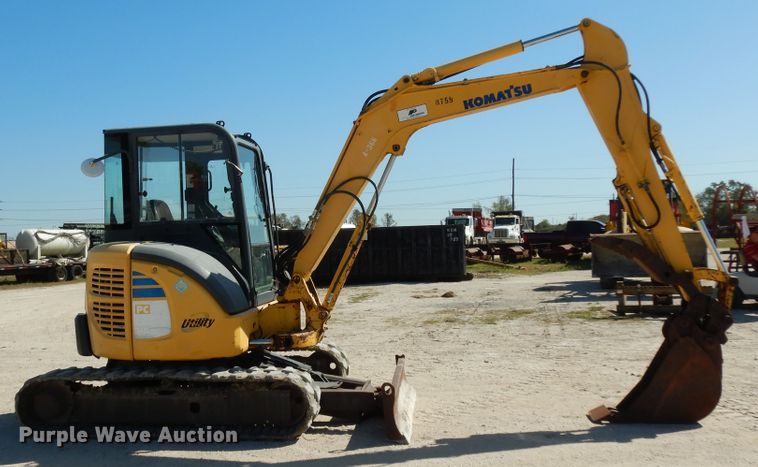 image for item DJ6693 2008 Komatsu PC50MR  mini excavator