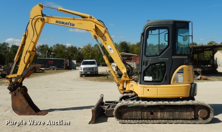 image for item DJ6693 2008 Komatsu PC50MR  mini excavator
