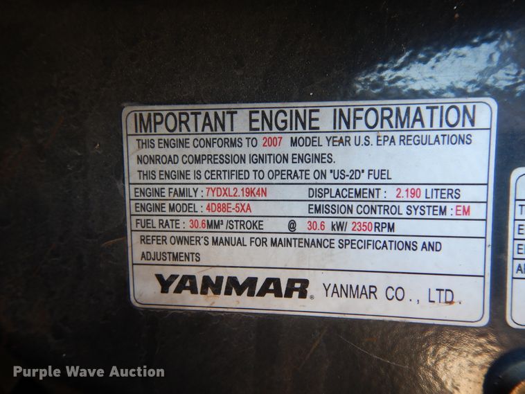 image for item DJ6693 2008 Komatsu PC50MR  mini excavator