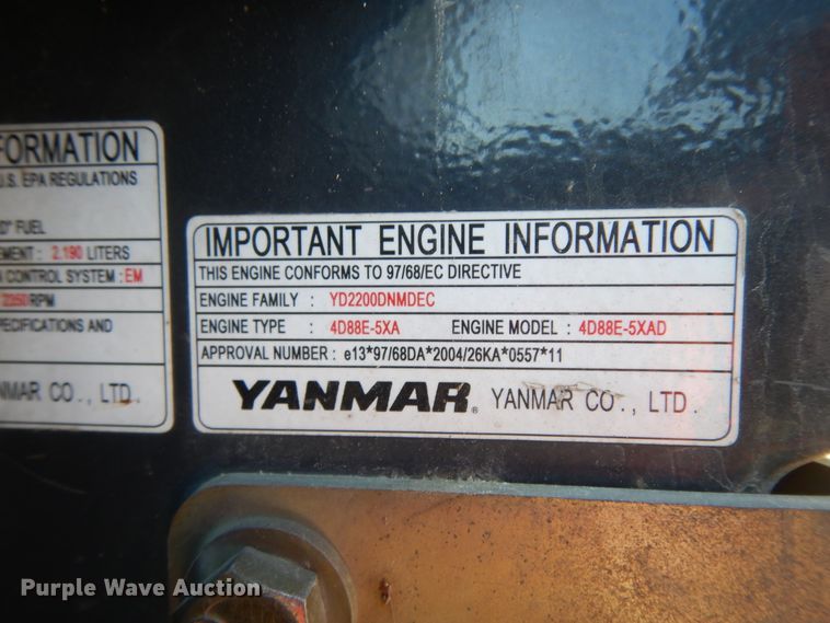 image for item DJ6693 2008 Komatsu PC50MR  mini excavator