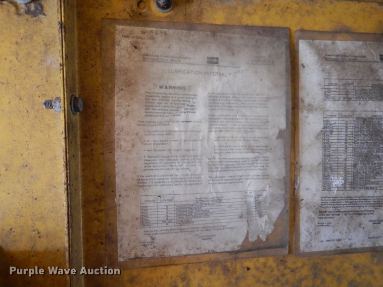 image for item DJ6696 1973 American 7250  crawler crane