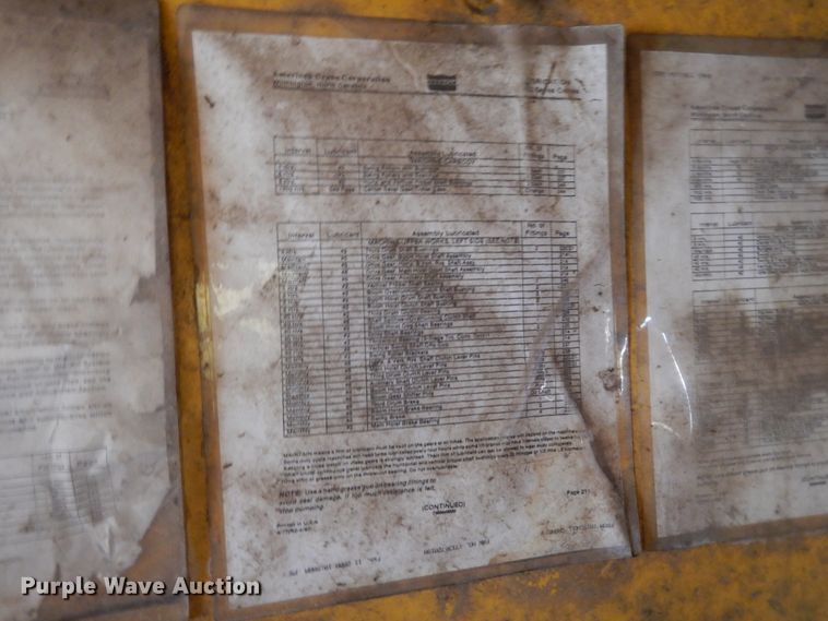 image for item DJ6696 1973 American 7250  crawler crane