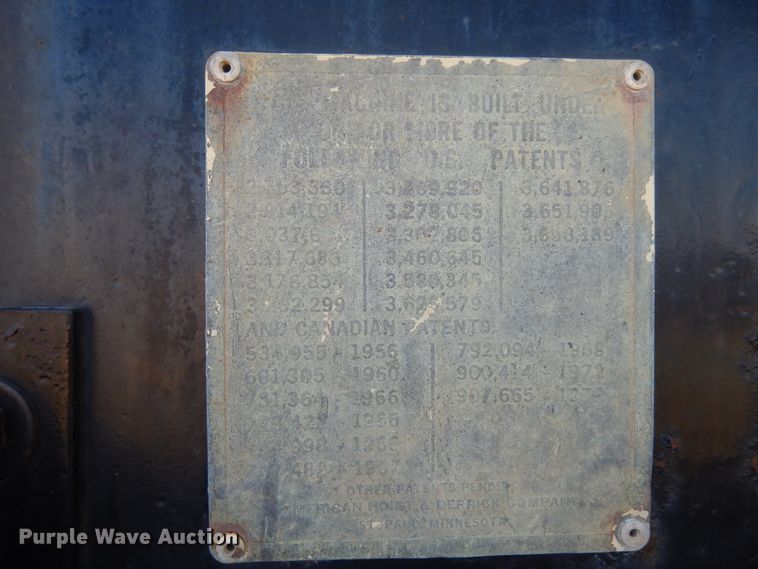 image for item DJ6696 1973 American 7250  crawler crane