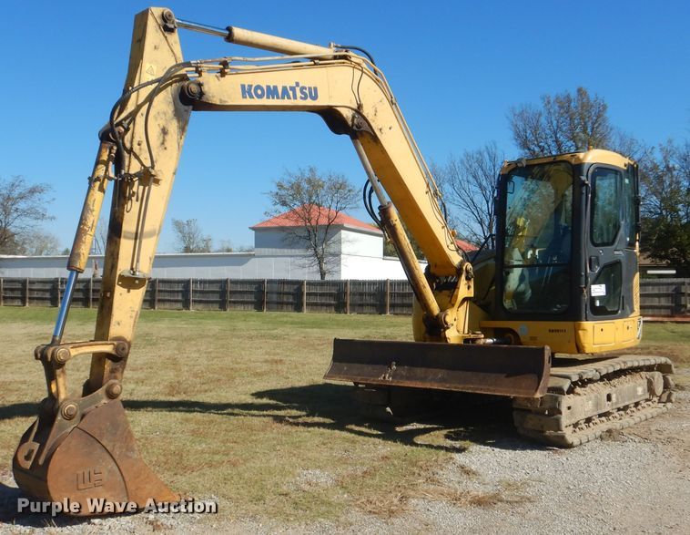 image for item DJ8501 2009 Komatsu PC88MR-8  mini excavator