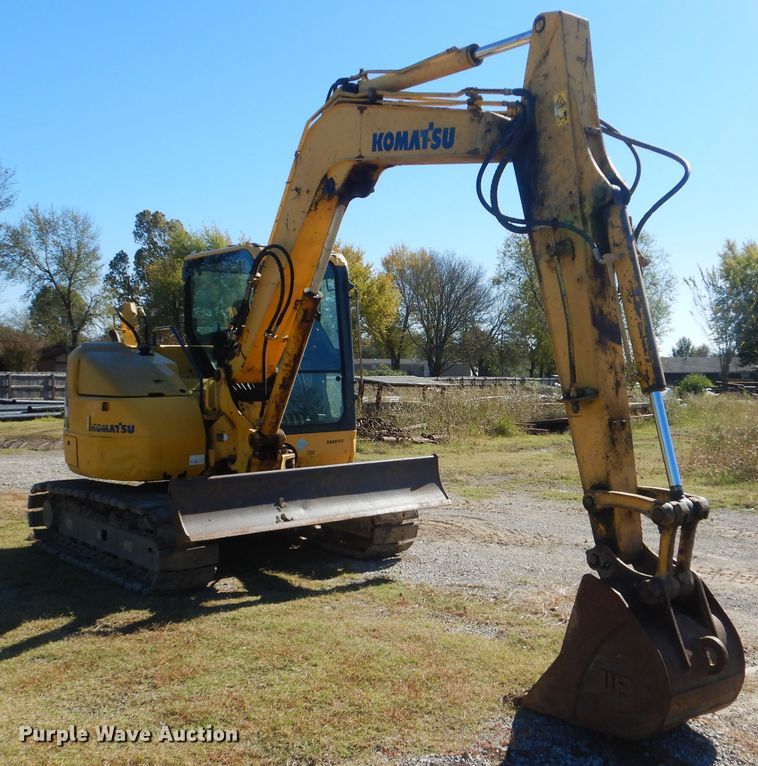 image for item DJ8501 2009 Komatsu PC88MR-8  mini excavator