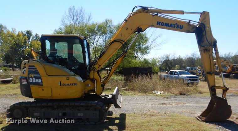 image for item DJ8501 2009 Komatsu PC88MR-8  mini excavator